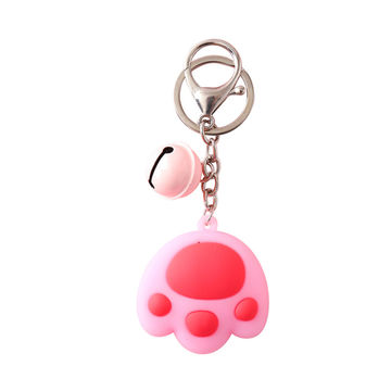 Buy Wholesale China Super Cute Pop Cartoon Plastic Key Ring Keychain ...