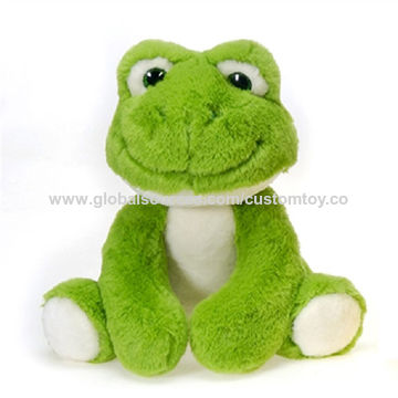 China Plush Toy Manufacturer Plush Green Frog Stuffed Animal Frog