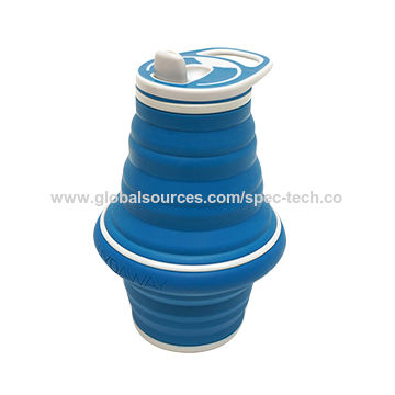 Buy Wholesale China Latest Style 350ml Sport Silicone Water Bottle,bpa ...