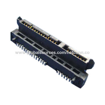 Sata Female Smt Connector Mm Pitch Pins Available In Black And Reinforced Ul V