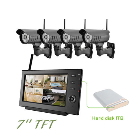 Integrated Cctv Monitor Camera System, Supports Up To 32gb Sd Card