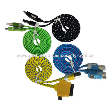 Usb A Rope Cable Buy Wholesale China Woven Rope Usb Cables For Iphone And Samsung, Oem ...