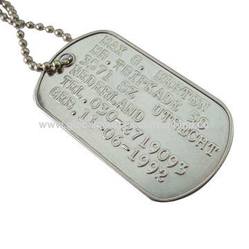 Aluminium Dog Tags, dog tag - Buy Hong Kong SAR Aluminium Dog Tags on ...