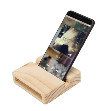 Wooden Phone Stand Holder customization logo, phone holder mobile phone ...