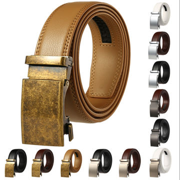 Leather Automatic Buckles, Leather Waistband Belt