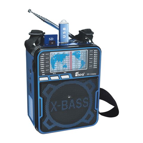 Tragbares AM/FM/SW-Kleinradio mit Akku für den Außenbereich, mit USB/SD/TF-Speicherkartensteckplatz for sale at factory direct price