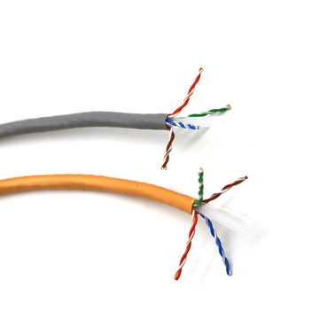 UTP CAT6 Cable, 4-pair 23AWG solid oxygen free copper, Fluke Test pass, HDPE/PVC/LSZH for sale at factory direct price