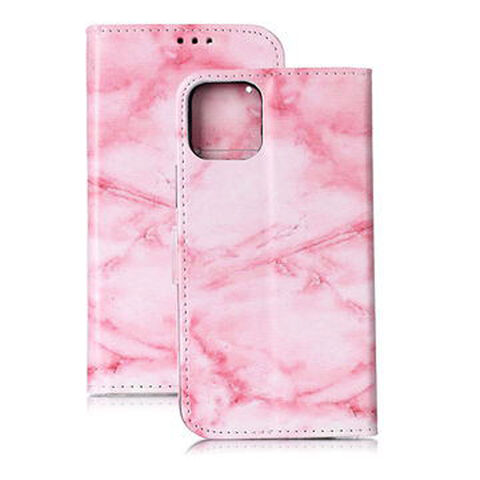 Funda de cuero con diseño de mármol anticaída para iPhone 13 mini/12/12 Pro, fundas de cuero personalizadas con impresión de patrones for sale at factory direct price