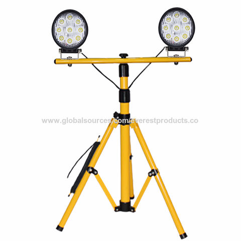 Dual Portable Work Lights with Stand