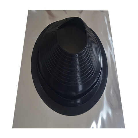 Base Cuadrada Universal de Aluminio de Alta Calidad con Sellado de Goma EPDM/SILICONA para Tubos de Tejado