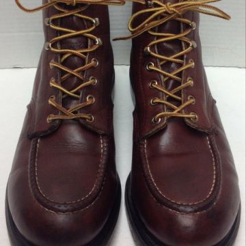 Red wing moc on sale toe safety toe