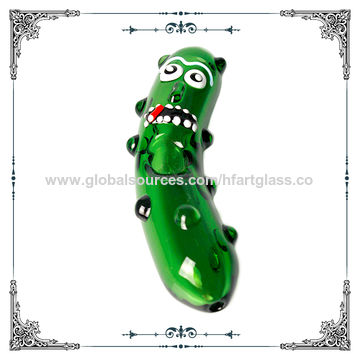 New design Rick and Morty glass spoon pipes colorful Glass smoking pipe tobacco pipe pocket pipe for sale at factory direct price