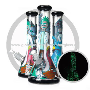 Buy Wholesale China Rick And Morty Bongs 13.5 Inches 7mm Thick Beaker Night  Luminous Art Glass Water Pipes Hookah Bong & Rick And Morty Bongs Glass  Water Pipe Bong at USD 10