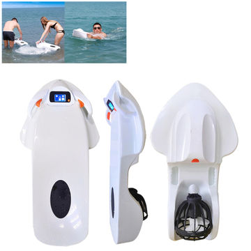 Smart Somatosensory Surfing Board Swimming Aids Electric Swimming Kickboard Can be Used to Assist in Learning to Swim Underwater Scooter Sea Scooter 3-Level Rotational Speed,Water Surfboard 