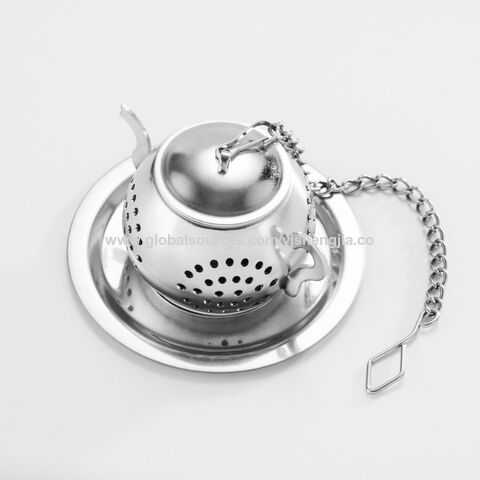 1pc Stainless Steel Tea Pot