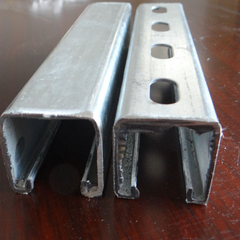 Bulk Buy China Wholesale C And U Slotted Galvanized Shaped Steel
