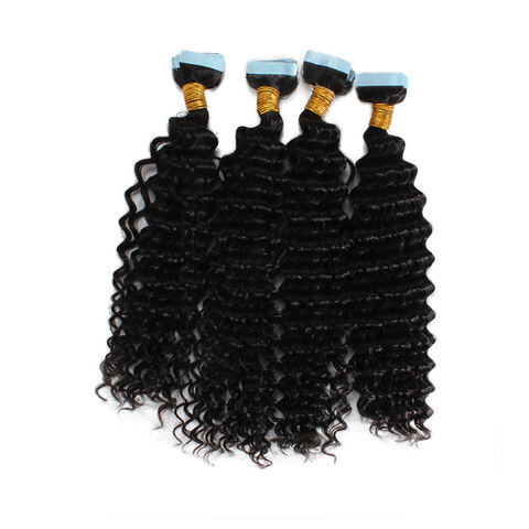 kinky curly tape in hair extensions