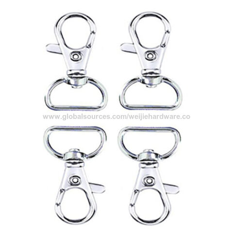 Key Chains With Heavy Duty Steel Metal Lobster Claw Hooks +