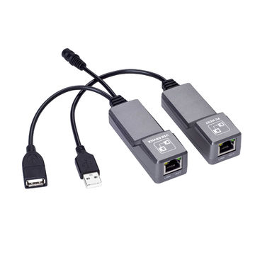 USB2.0 Ethernet Extender - USB Over cat5/6e Network extender RJ45/Cat5 ...