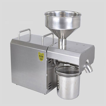 New Upgraded Edible Oil Press Machine Stainless Steel Oil Presser for Household 