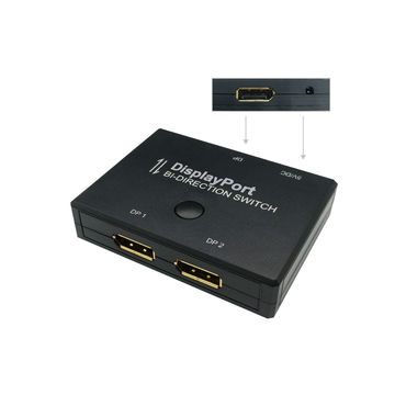 Taiwan DisplayPort 1x2, 2x1 BI-DIRECTION SWITCH, Metal Housing on ...