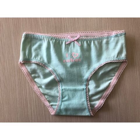 6 Pc Girls Underwear Panties 100% Cotton Cute Children Panty