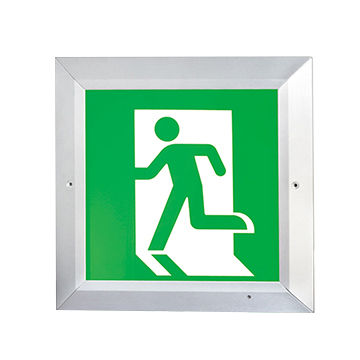 emergency exit sign flashing