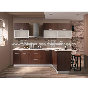 Modernes, hochwertiges Sperrholz-Küchenschrankdesign 2019 for sale at factory direct price