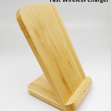 Qi Fast Wooden Phone Stand Holder, Wooden Cell Phone Stands