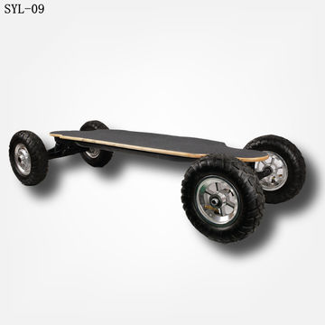 Skateboard électrique tout-terrain 1650W, planche à roulettes pour adultes,  36V, double moteur, 6 en 4