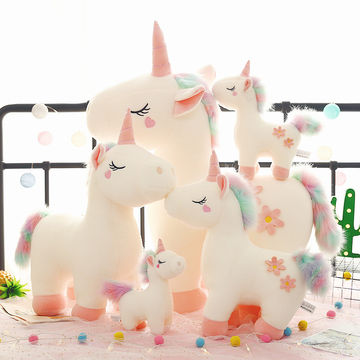 Cute Unicorn Plush Fluffy Stuffed Animal Lovely Cartoon Doll Toys Baby Kids Gift for sale online 
