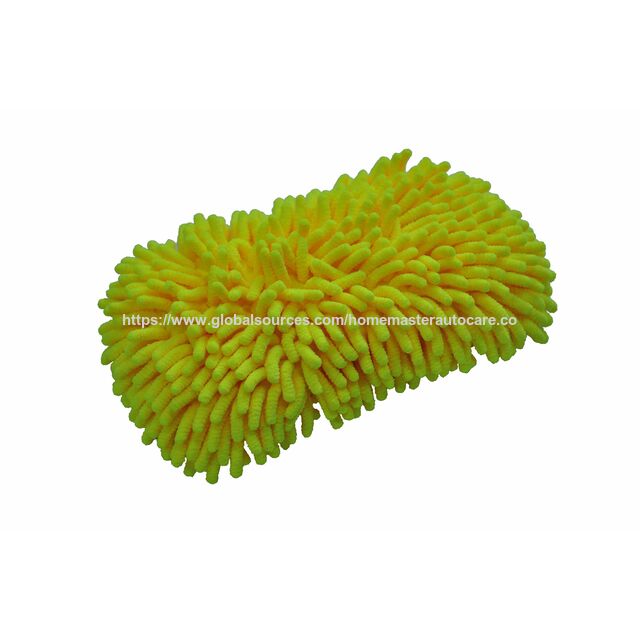 Esponjas de Lavado de Microfibra de Chenilla, Medidas 23 x 11 x 5.5cm - Ideal para Limpieza de Autos y Superficies