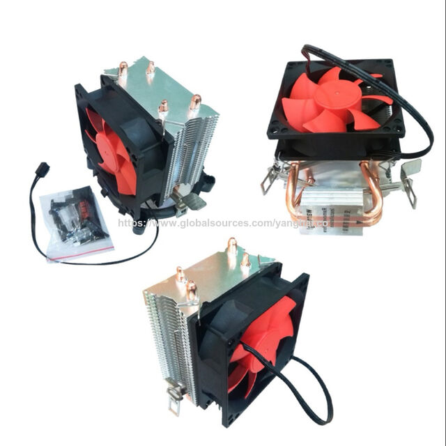Buy Wholesale China 2 Copper Heatpipe Radiator Cooler For Intel Lga775 ...