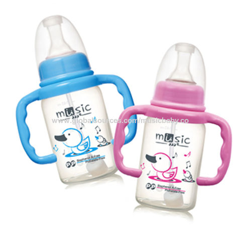 Baby feeding sale bottle with handles