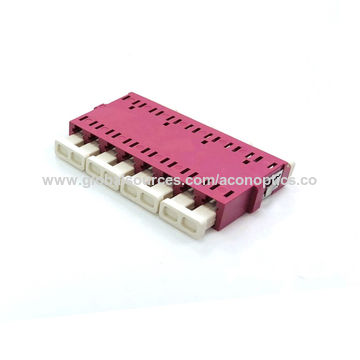 Buy Wholesale Taiwan Lc Fiber Optic Adapter, Simplex/duplex/quad/8-port ...