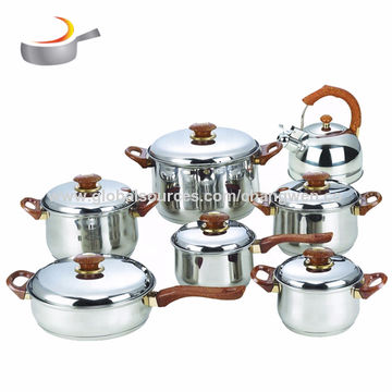 Buy Wholesale China Palm Restaurant Cookware Masterclass Premium Stainless  Steel Cookware Set Cooking Pot & Cookware Set at USD 21