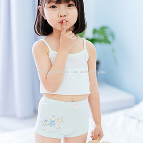 Children Underwear Girl Panties Sets With Organic Cotton Baby Girl