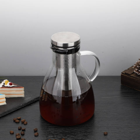 Iced Tea Maker Glass Pitcher, Borosilicate Glass Kettle Us