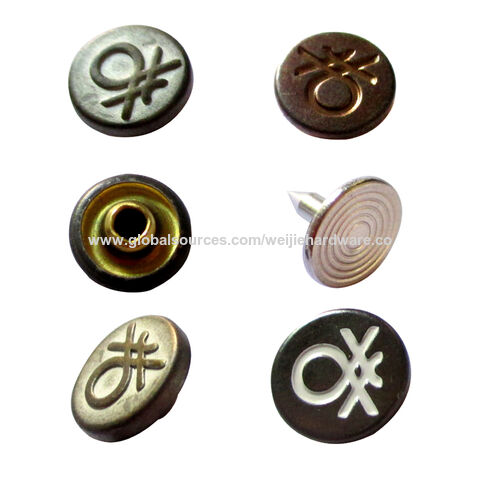 Buy Wholesale China 10mm Copper Jeans Rivets For Garment & Bags With ...