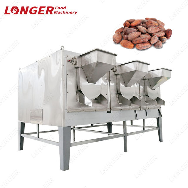 Rotary Drum Cocoa Roasting Machine/cocoa Bean Roaster Machine