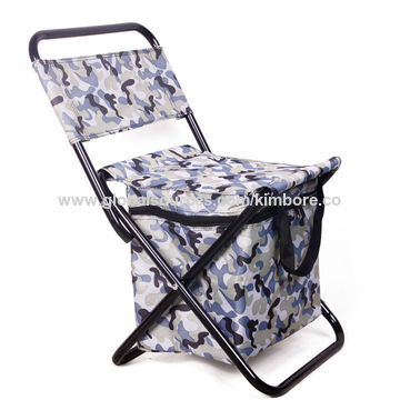 Buy Wholesale China Outdoor Folding Fishing Chair Camping Stool With Cooler  Bag For Fishing Beach Camping And Travel & Fishing, Camping Chair, Cooler  Bag, Beach Chair