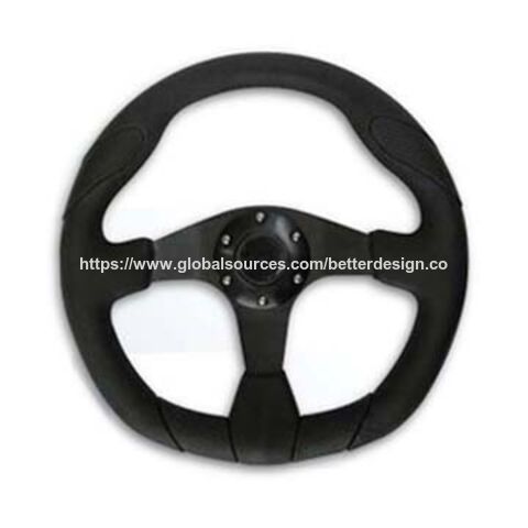 Volante de Direção para Carro com 350mm de Diâmetro, Disponível em Várias Cores - Venda por grosso de volantes para automóveis for sale at factory direct price