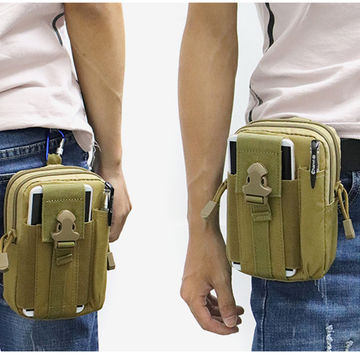 Tactical Molle Pouch Belt Waist Pack Bag Military Waist Fanny Pack Phone Pocket 