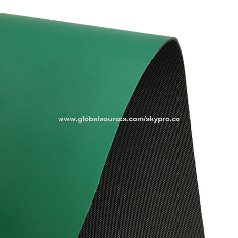 Green Black Flat Rubber Conveyor Belt 