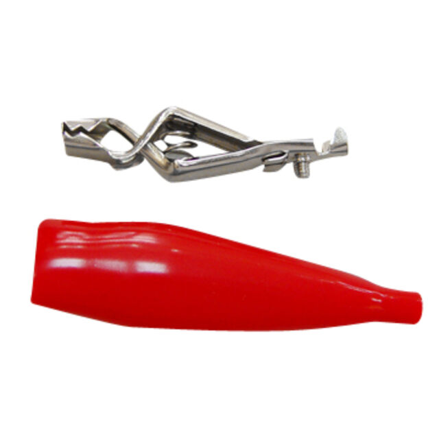 Pinces Crocodile 10A avec Ouverture de Mâchoire de 12,7 mm, en Cuivre
