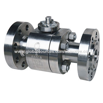 Split Body Full Bore High Temperature Devlon Peek Seat Flanged Floating ...