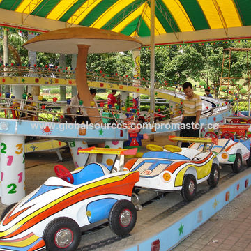 Outdoor Amusement Track Rides Mini Small Sliding Train Roller