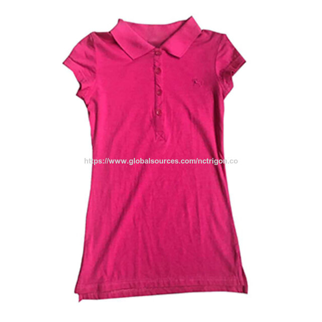 Modisches kurzärmeliges Polo-Shirt für Mädchen, Kinder T-Shirts für den Sommer im Großhandel