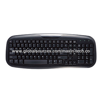 China USB keyboard with ergonomic shape and fashionable candy color on ...