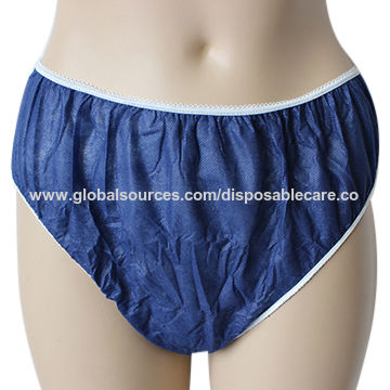 High Quality Disposable Massage Underwear The Patient Underwear Export  Factory Wholesale Non Woven Panties for SPA Sauna - China Disposable Panties  and Disposable Underwear price